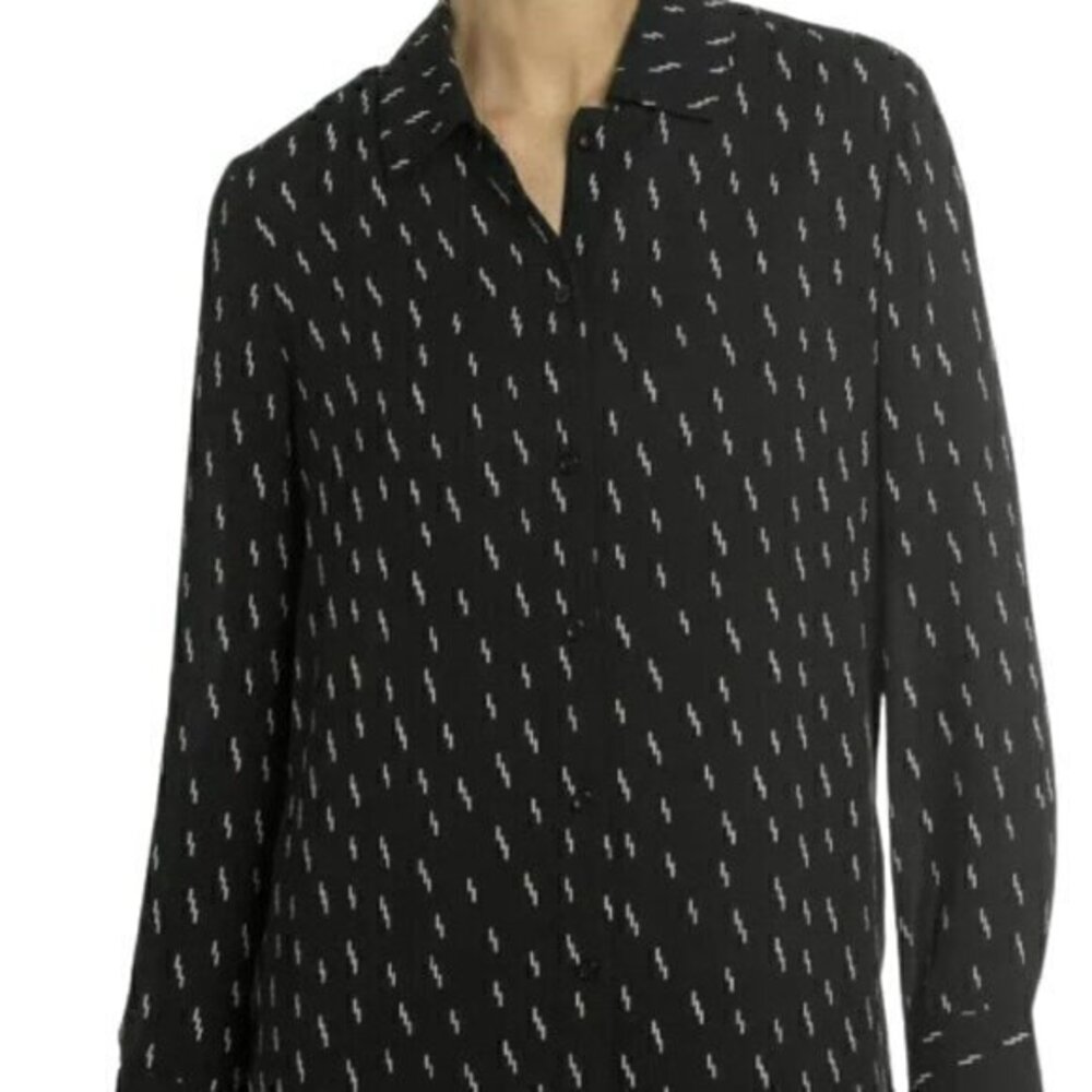 [Chelsea & Theodore] Long Sleeve Button Down Blouse - Size XXL